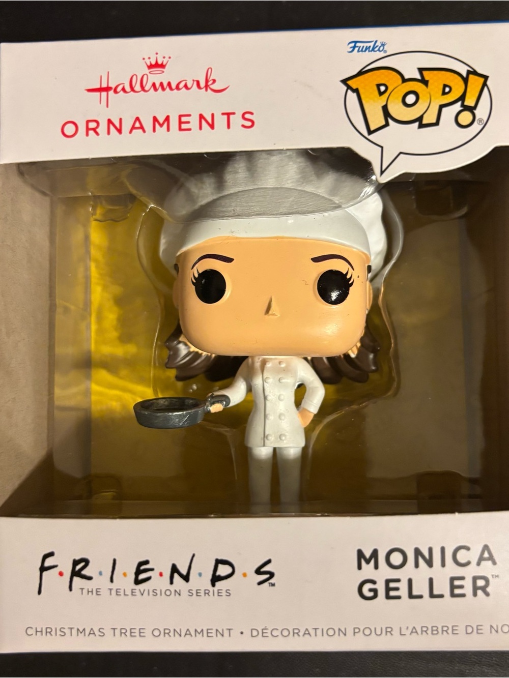 Funko POP! Monica Geller Ornament in White and Brown